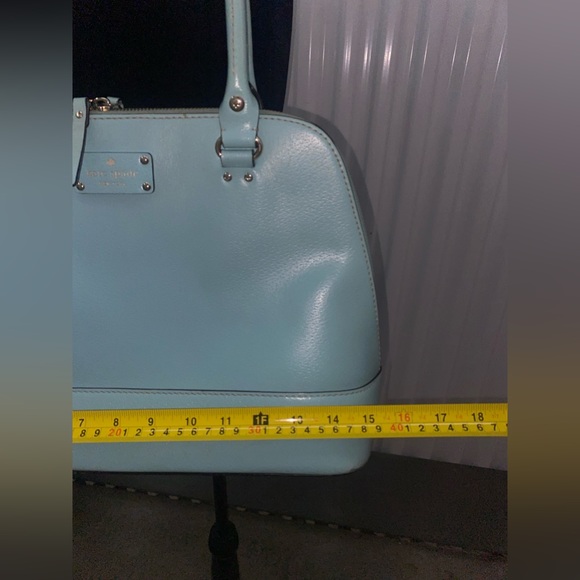 Kate Spade ♠️ Tiffany Blue / Robin's Egg  Rachelle Wellesley satchel - Picture 8 of 11